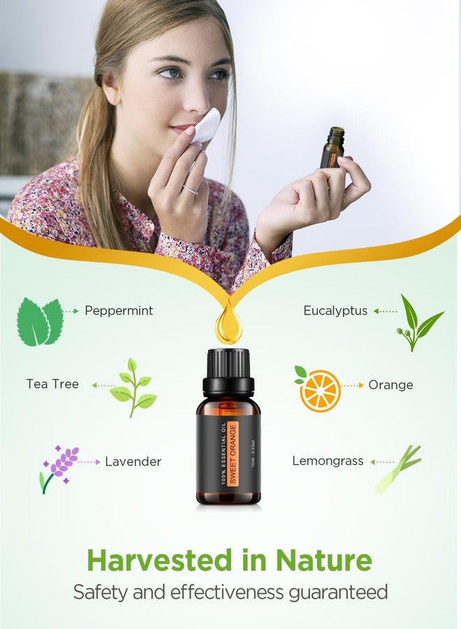 InnoGear Essential Oil Diffuser with Oils, 100ml Aromatherapy Diffuser with 6 Essential Oils Set, Aroma Cool Mist Humidifier Gift Set, Dark Wood Grain - Image 4